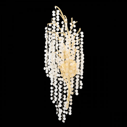 Corbett GENOA Wall Sconce in Gold Leaf Finish Model: 350-03-GL