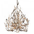 Corbett Graffiti Chandelier in Silver Leaf Finish Model: 154-49-SL/SS