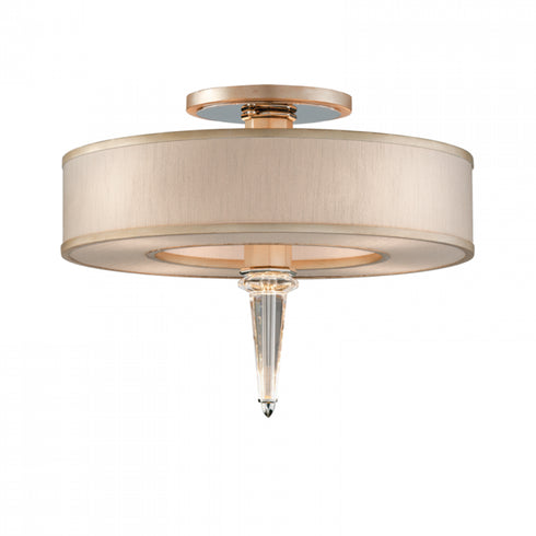 Corbett Harlow 4 + 4 Light Semi Flush Model: 166-34-WSL/SS