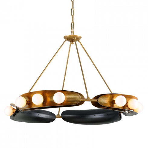 Corbett Hopper 12 Light Chandelier Model: 271-012-VB/BBR