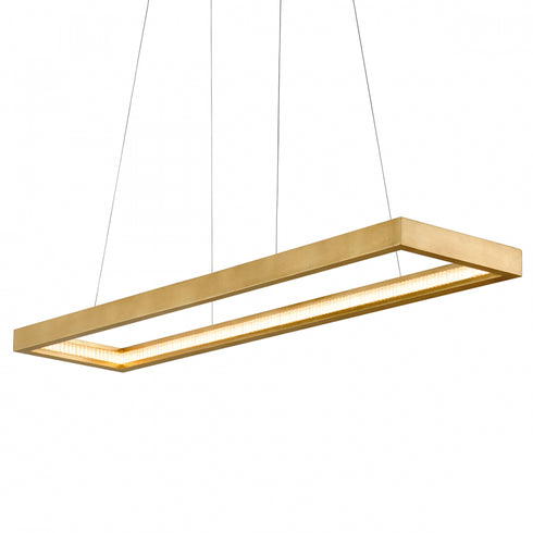 Corbett Jasmine Linear in Gold Leaf Finish Model: 284-51-GL
