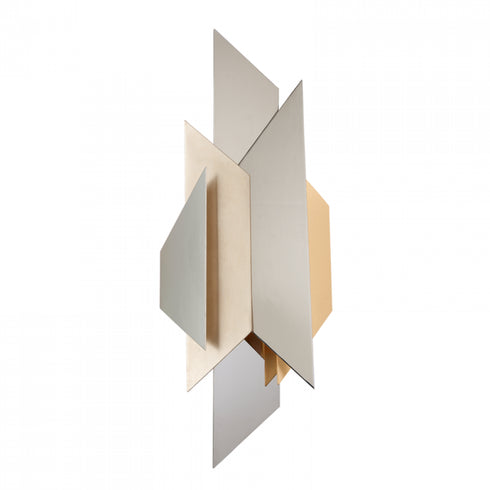 Corbett Modernist 2 Light Wall Sconce Model: 207-12-SS/WSL/GL