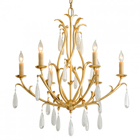 Corbett Prosecco 6 Light Chandelier Model: 293-06-GL