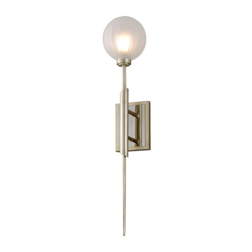 Corbett Tempest Wall Sconce in SATIN SILVER LEAF Finish Model: 263-11