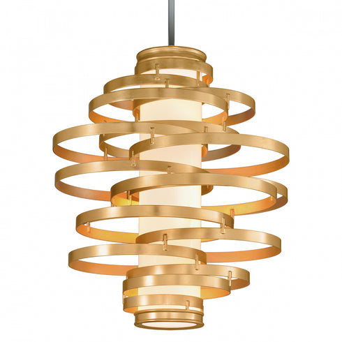 Corbett Vertigo Chandelier in Gold Leaf Finish Model: 225-44-GL