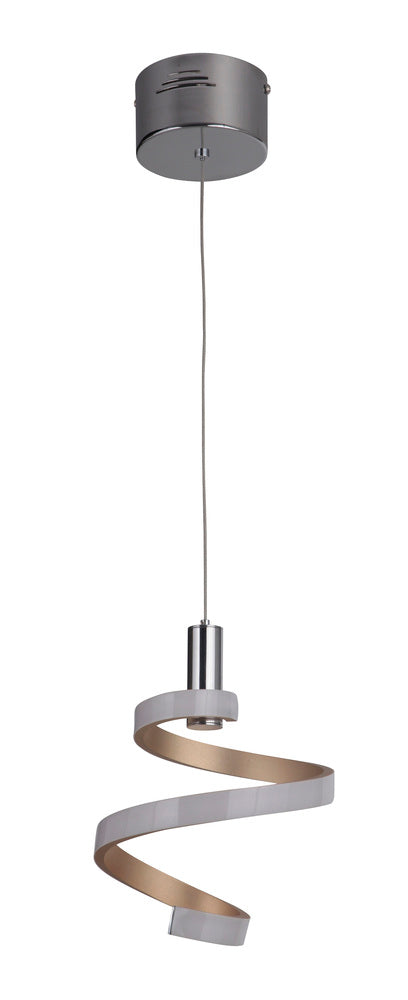 Craftmade 1 Light LED Mini Pendant in Matte Gold Finish Model: P816MG-LED