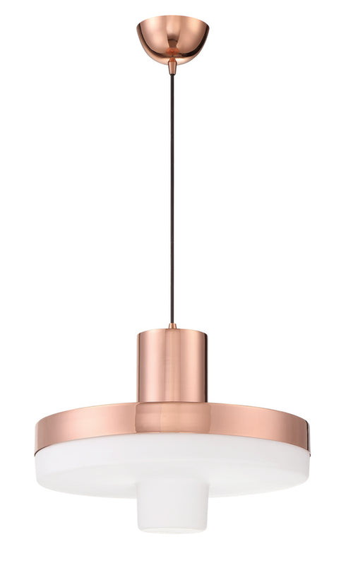 Craftmade 1 Light LED Pendant in Mirrored Rose Gold Finish Model: P842MRG-LED