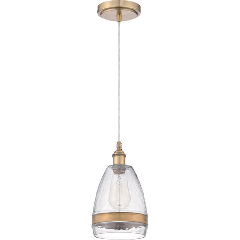 Craftmade 1 Light Mini Pendant in Antique Copper in Aged Copper Finish Model: P465AGC1