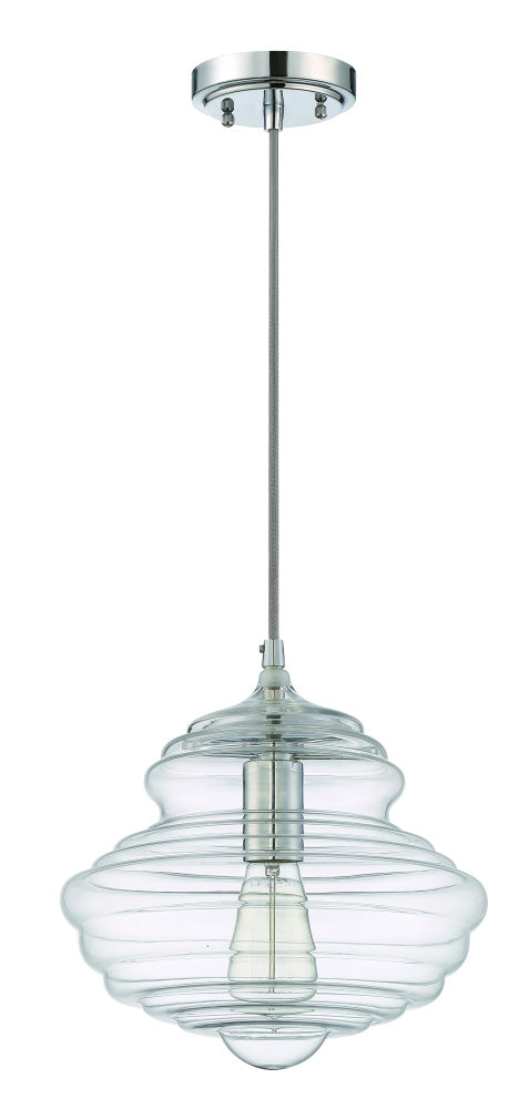 Craftmade 1 Light Mini Pendant with Cord in Chrome Model: P610CH1