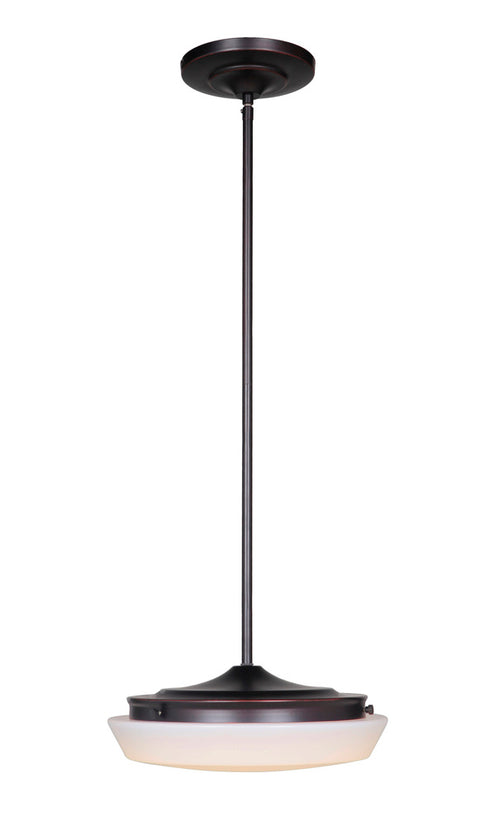 Craftmade 1 Light Mini Pendant with Rods in Oil Bronze Gilded in Oiled Bronze Gilded Finish Model: P570OBG-LED