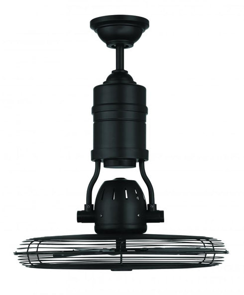 Craftmade 18 Inch Bellows III Indoo Outdoor (Damp) in Flat Black With in Flat Black Blades Model: BW321FB3