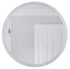 Craftmade 28 Inch Round LED Mirror Defogger & Dimmer 3000 4000 5000K in White Finish Model: MIR112-W