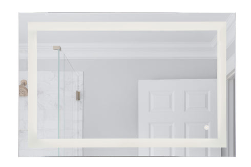 Craftmade 28 Inch Round LED Mirror Defogger & Dimmer 3000 4000 5000K in White Finish Model: MIR112-W