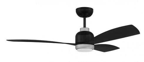 Craftmade 52 Inch Donovan Flat Blac Painted Nickel Model: DVN52FBPN3