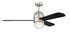 Craftmade 52 Inch Pill in Brushed Polished Nickel With Flat Black Blades Model: PIL52BNK3