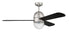 Craftmade 52 Inch Pill in Brushed Polished Nickel With Flat Black Blades Model: PIL52BNK3