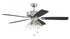 Craftmade 52 Inch Pro Plus 104 Inch in Brushed Polished Nickel With Flat Blac Greywood Blades Model: P104BNK5-52FBGW