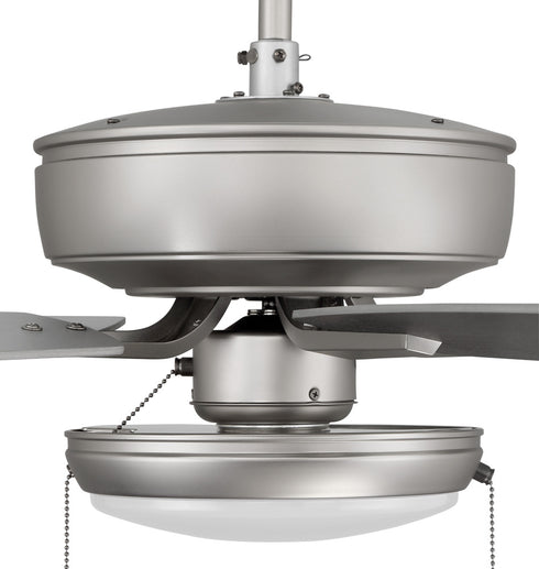 Craftmade 52 Inch Pro Plus 119 Inch in Brushed Nickel With Brushed Nicke Greywood Blades Model: P119BN5-52BNGW