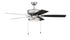 Craftmade 52 Inch Pro Plus 119 Inch in Brushed Nickel With Brushed Nicke Greywood Blades Model: P119BN5-52BNGW