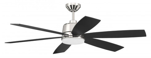 Craftmade 54 Inch Hogan Fan in Flat Black Finish Blades Included Model: HGN54FB6