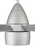 Craftmade 54 Inch Quirk in Titanium With in Titanium Blades Model: QRK54TI6