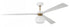 Craftmade 60 Inch Otto in Flat Blac Satin Brass With Flat Black Blades in Flat Black / Satin Brass Finish Model: OTT60FBSB3