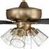 Craftmade 60 Inch Super Pro 104 Inch in Satin Brass With Black Walnu Flat Black Blades Model: S104SB5-60BWNFB