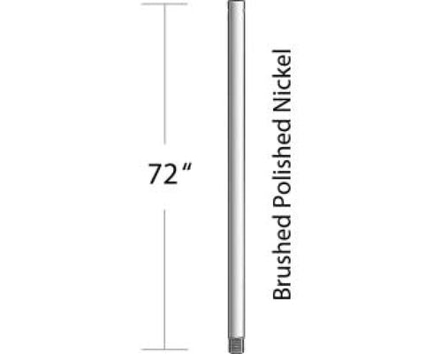 Craftmade 72 Inch Downrod in Aged Bronze Brushed Model: DR72ABZ