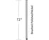 Craftmade 72 Inch Downrod in Aged Bronze Brushed Model: DR72ABZ