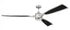 Craftmade 72 Inch Viva in Flat Blac Satin Brass With Flat Black Fabric Texture ABS Blades in Flat Black / Satin Brass Finish Model: VIA72FBSB3