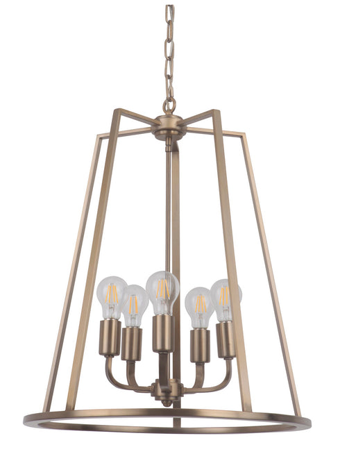 Craftmade Arc 5 Light Foyer in Polished Nickel Finish Model: 45935-PLN