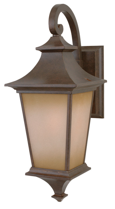 Craftmade Argent 1 Light Small Wall Mount in Aged Bronze Textured Finish Model: Z1304-AG