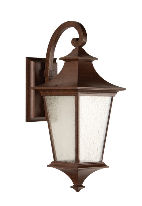 Craftmade Argent II 1 Light Small Wall Mount in Aged Bronze Textured Finish Model: Z1354-AG-LED