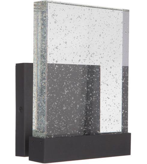Craftmade Aria II 1 Light Large LED Outdoor Wall Mount in Satin Aluminum Model: ZA1220-SA-LED