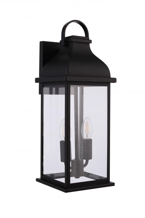 Craftmade Bent Tree 2 Light Outdoor Wall Lantern in Midnight Model: ZA7214-MN