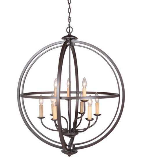 Craftmade Berkeley 9 Light Foyer in Espresso Model: 40139-ESP
