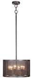 Craftmade Blacksmith 6 Light Pendant in Matte Black Gilded Finish Model: 37196-MBKG