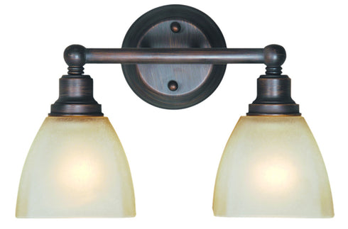 Craftmade Bradley 2 Light Vanity in Bronze Model: 26602-BZ