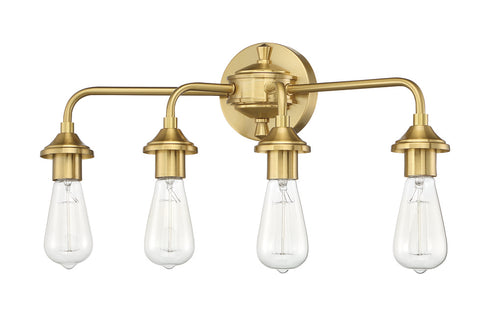 Craftmade Bridgestone 4 Light Vanity in Brushed Polished Nickel Finish Model: 53004-BNK