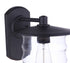 Craftmade Canon 1 Light Large Outdoor Wall Lantern in Midnight Model: ZA3624-MN