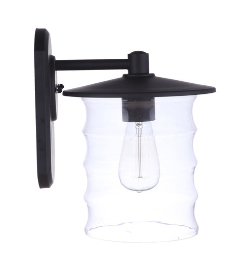 Craftmade Canon 1 Light Large Outdoor Wall Lantern in Midnight Model: ZA3624-MN