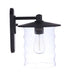 Craftmade Canon 1 Light Large Outdoor Wall Lantern in Midnight Model: ZA3624-MN