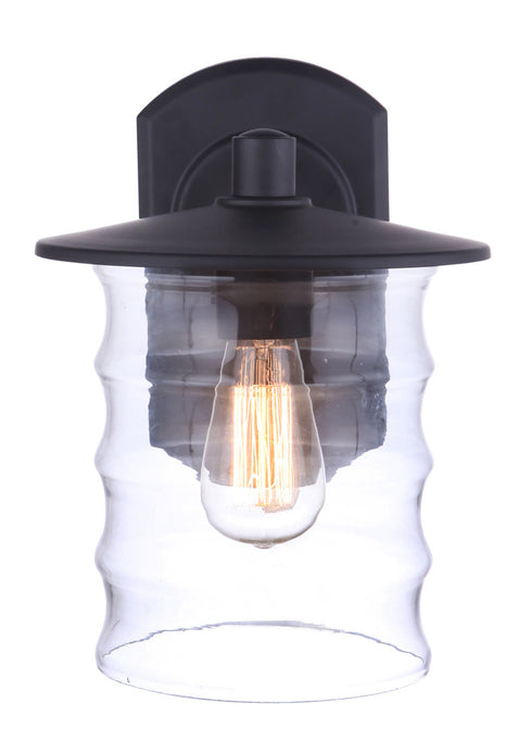 Craftmade Canon 1 Light Large Outdoor Wall Lantern in Midnight Model: ZA3624-MN