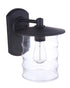 Craftmade Canon 1 Light Large Outdoor Wall Lantern in Midnight Model: ZA3624-MN