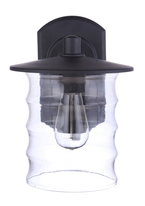 Craftmade Canon 1 Light Large Outdoor Wall Lantern in Midnight Model: ZA3624-MN