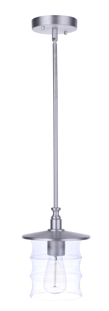 Craftmade Canon 1 Light Outdoor Pendant in Midnight Model: ZA3611-MN