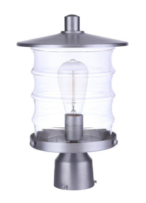 Craftmade Canon 1 Light Outdoor Post Mount in Midnight Model: ZA3625-MN