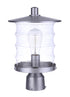 Craftmade Canon 1 Light Outdoor Post Mount in Midnight Model: ZA3625-MN