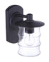 Craftmade Canon 1 Light Small Outdoor Wall Lantern in Midnight Model: ZA3604-MN