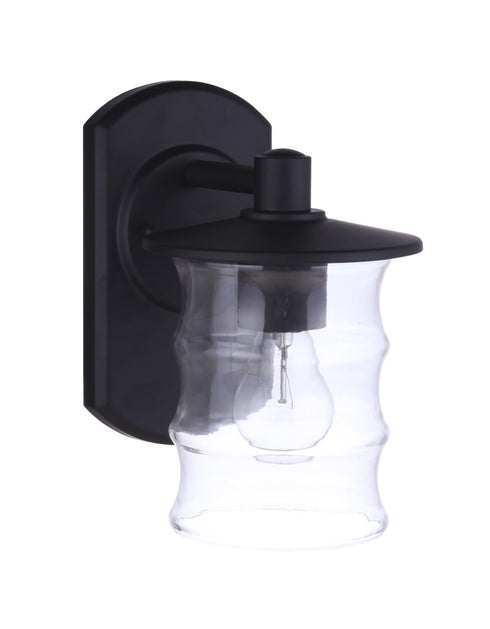 Craftmade Canon 1 Light Small Outdoor Wall Lantern in Midnight Model: ZA3604-MN